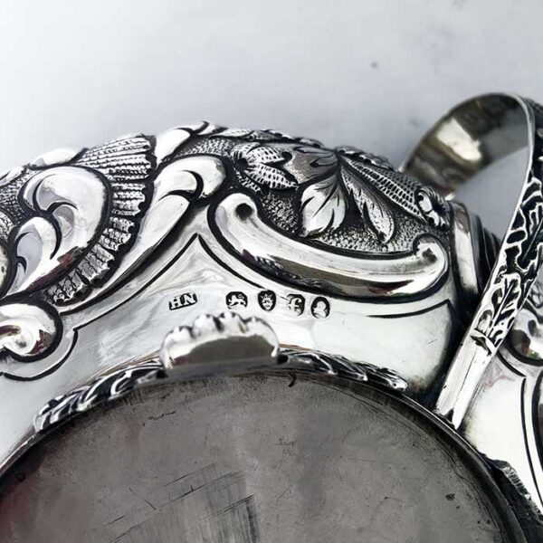 Chinoiserie  Georgian silver  CREAMER - Image 4