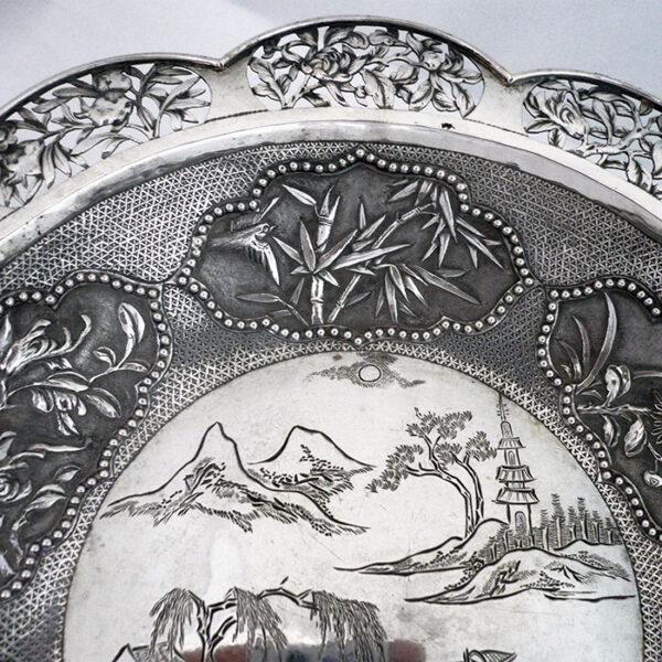 Chinese Export silver BASKET - Image 4