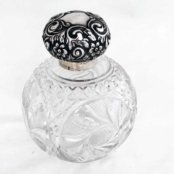 ENGLISH SILVER PERFUME BOTTLES - Image 2