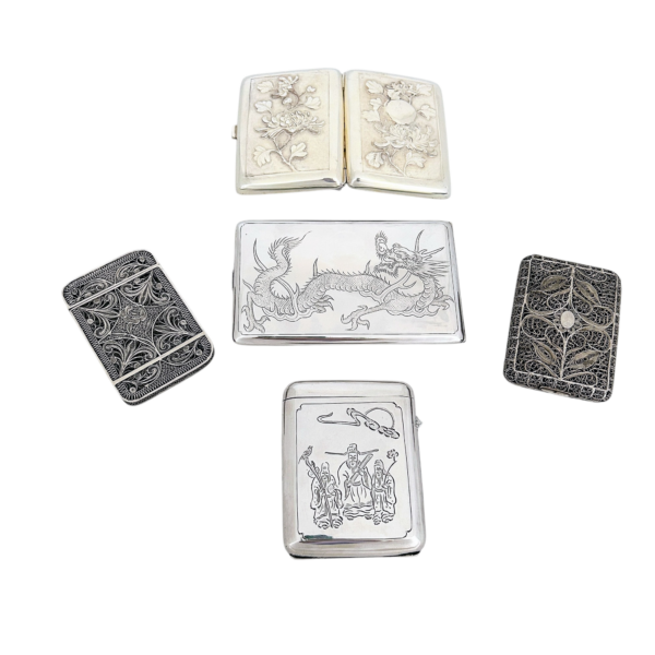 CHINESE EXPORT SILVER CASES