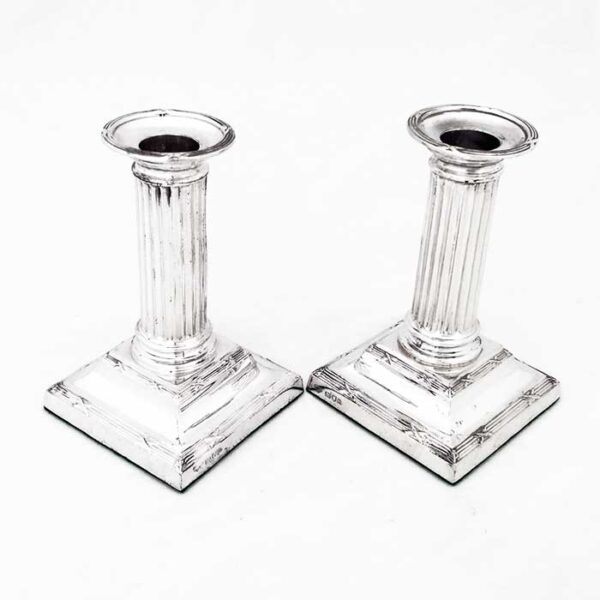 Quality ENGLISH SILVER CANDLESTICKS