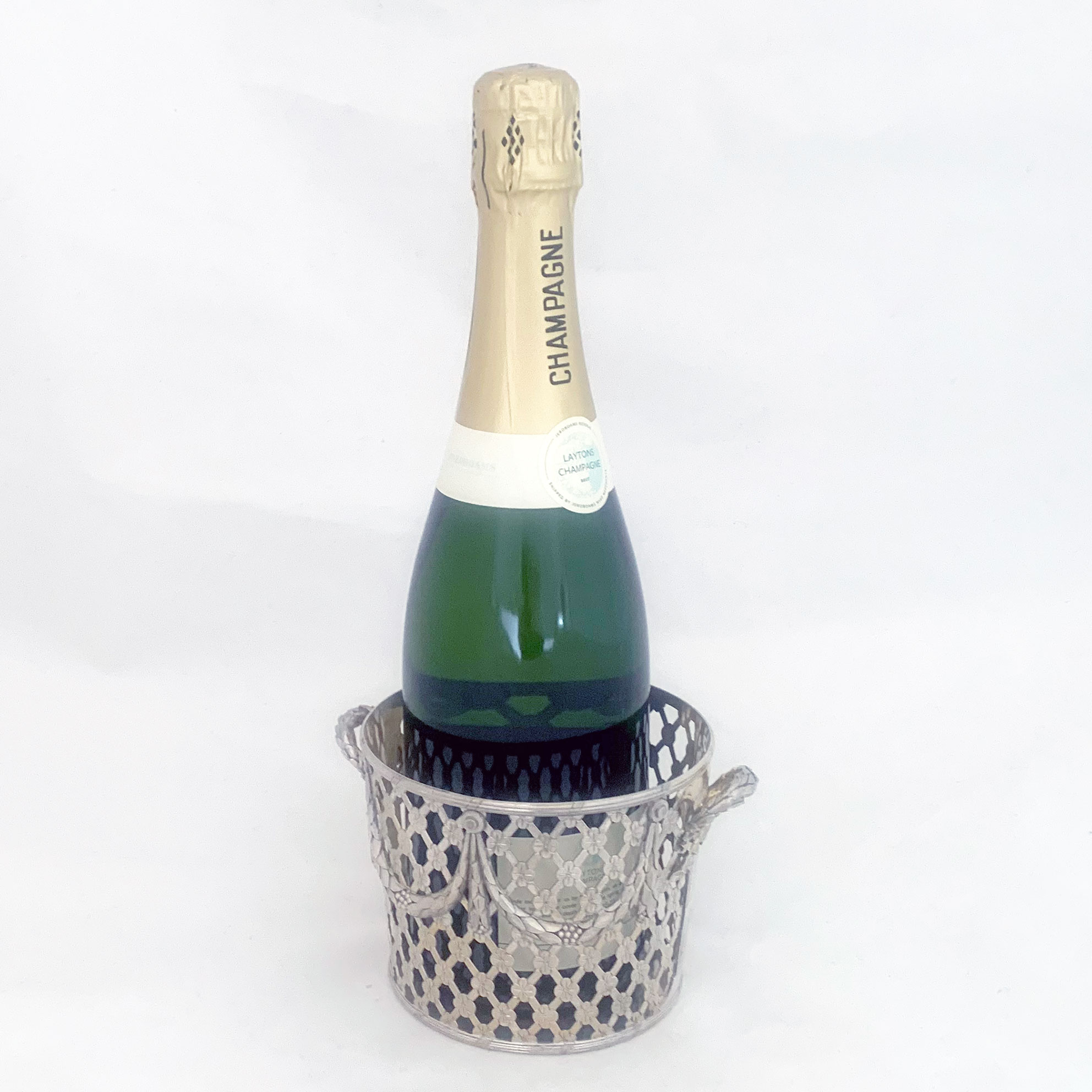 Esme Parish Silver Austrian champagne coaster