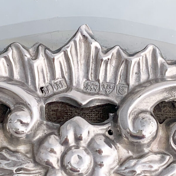 ENGLISH SILVER STAND MIRROR - Image 3