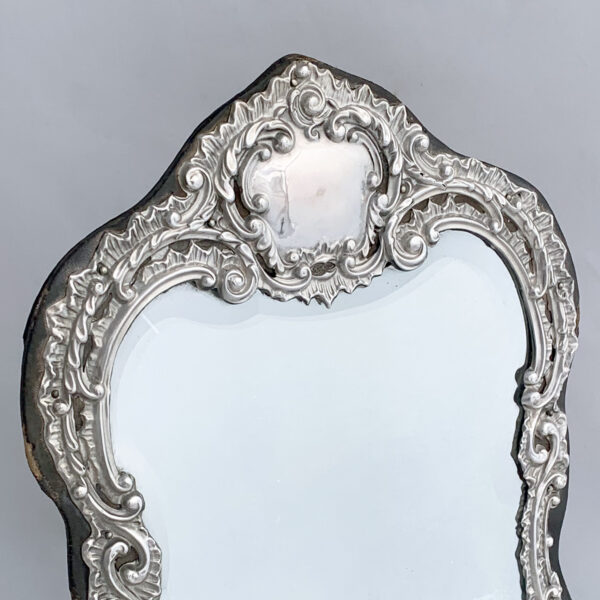 ENGLISH SILVER STAND MIRROR - Image 4