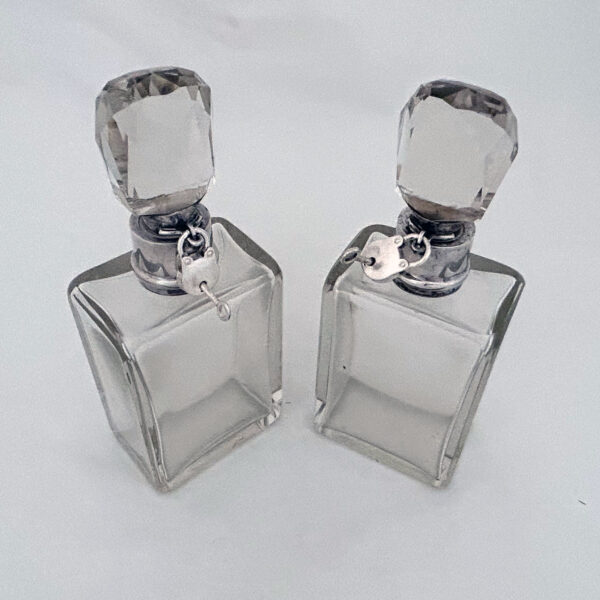 PAIR OF ENGLISH  WHISKY DECANTERS - Image 2