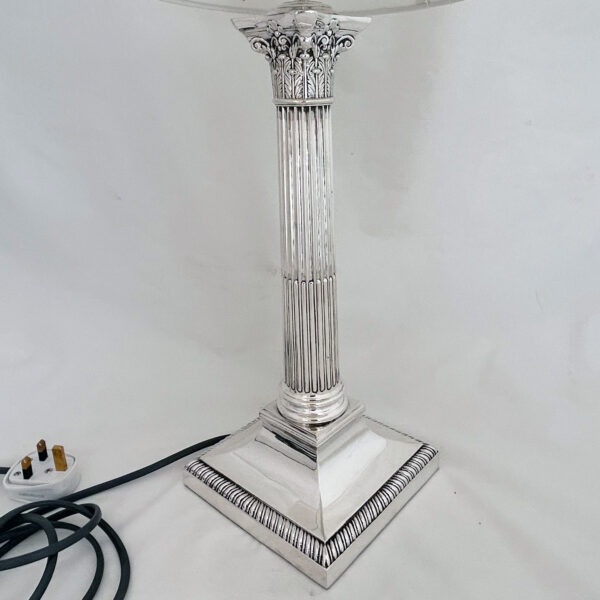 ENGLISH SILVER LAMP - Image 2