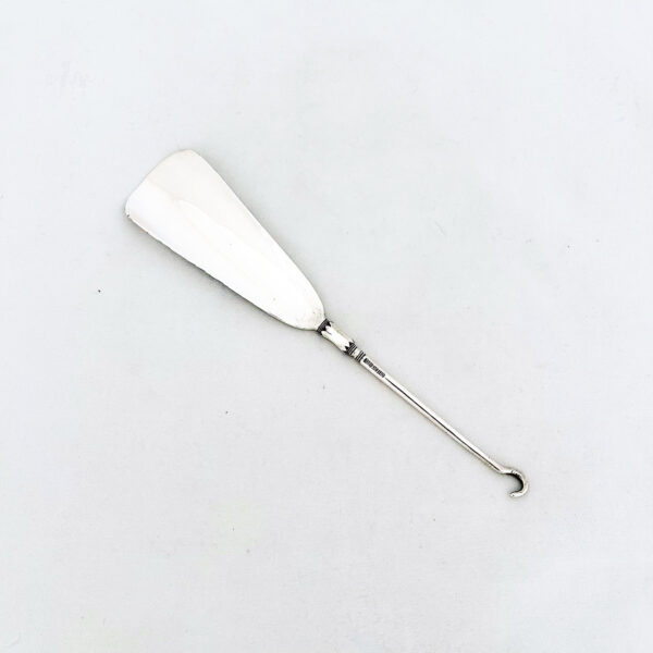 CHINESE EXPORT SILVER SHOE HORN - Image 2