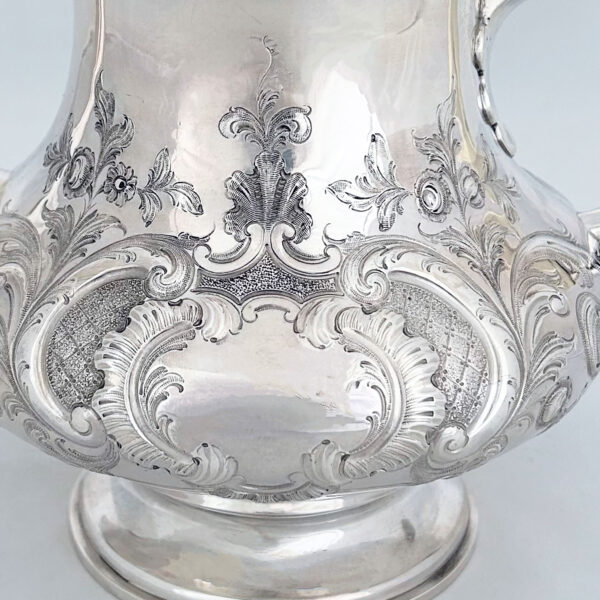 VICTORIAN ENGLISH SILVER TEA SET - Image 3