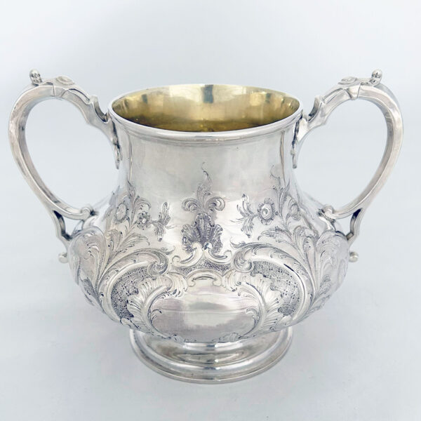 VICTORIAN ENGLISH SILVER TEA SET - Image 8