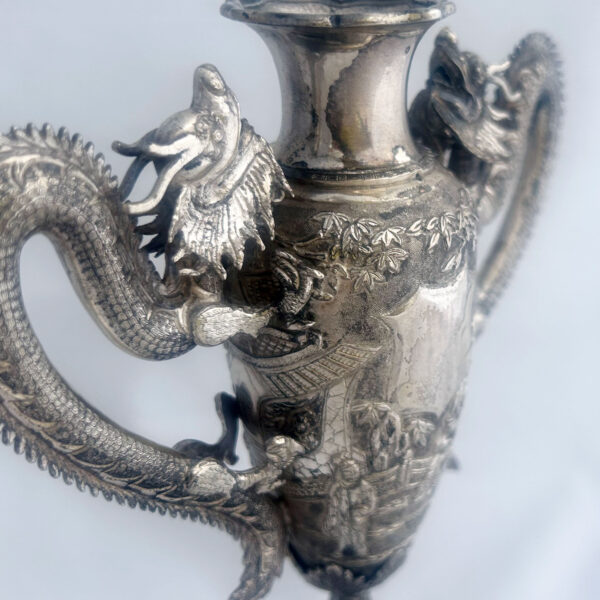 CHINESE EXPORT SILVER TROPHY - Image 3