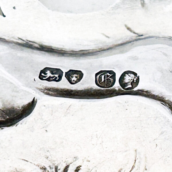 VICTORIAN ENGLISH SILVER SALVER - Image 4
