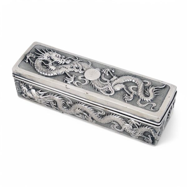 CHINESE EXPORT SILVER BOXES - Image 8