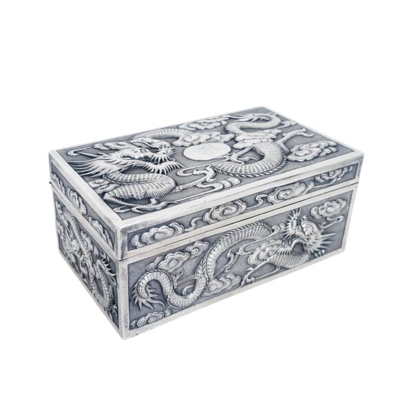 CHINESE EXPORT SILVER BOXES - Image 2