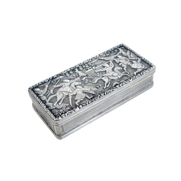 CHINESE EXPORT SILVER BOXES - Image 7