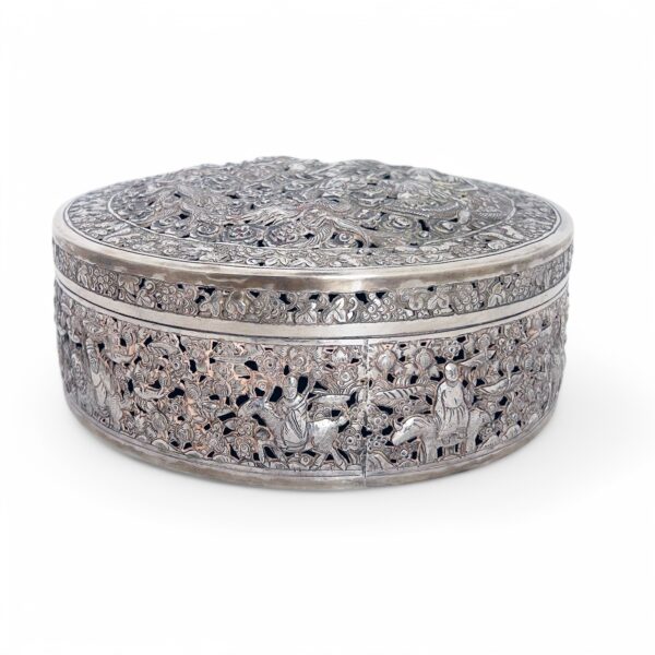 CHINESE EXPORT SILVER BOXES - Image 5